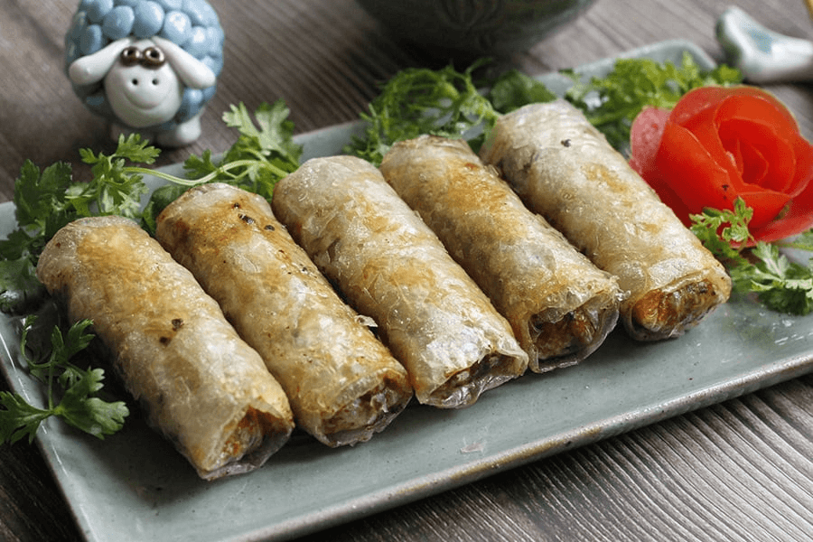 Nem chim câu được gói đẹp mắt