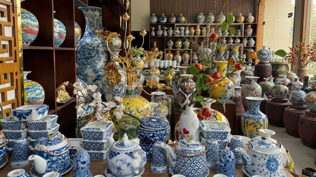 Sản phẩm của làng gốm Bát Tràng