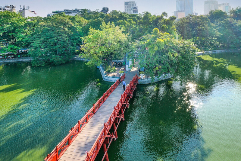 Visit Hoan Kiem Lake and Ngoc Son Temple