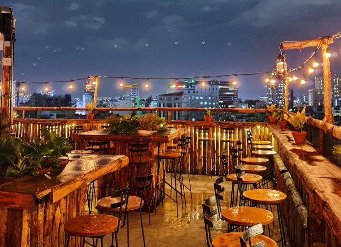 cà phê rooftop 