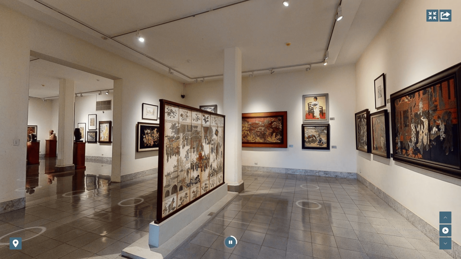 Tour 3D tham quan Bảo tàng Mỹ thuật chỉ với thao tác đơn giản