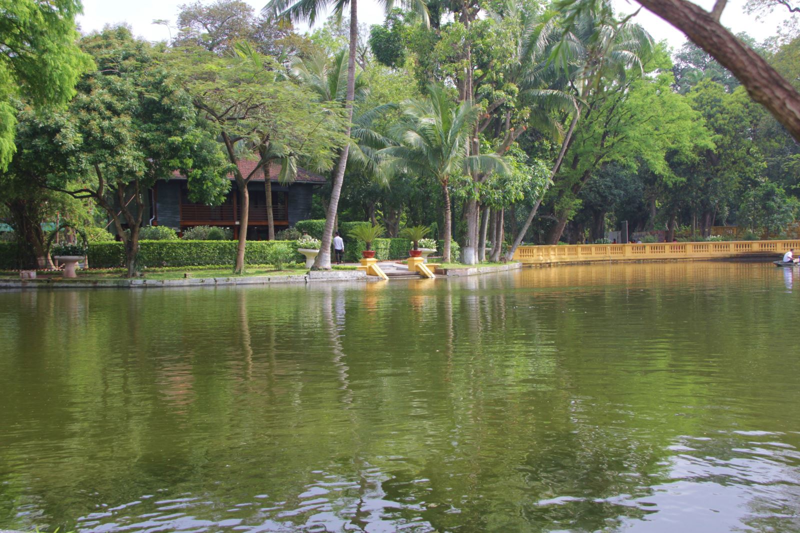 Nhà sàn và Ao cá Bác Hồ