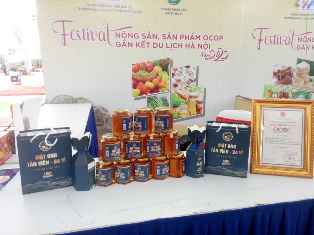 Mật ong rừng Ba Vì nguyên chất đặc sản của Hà Nội (Nguồn: tuoitrethudo)